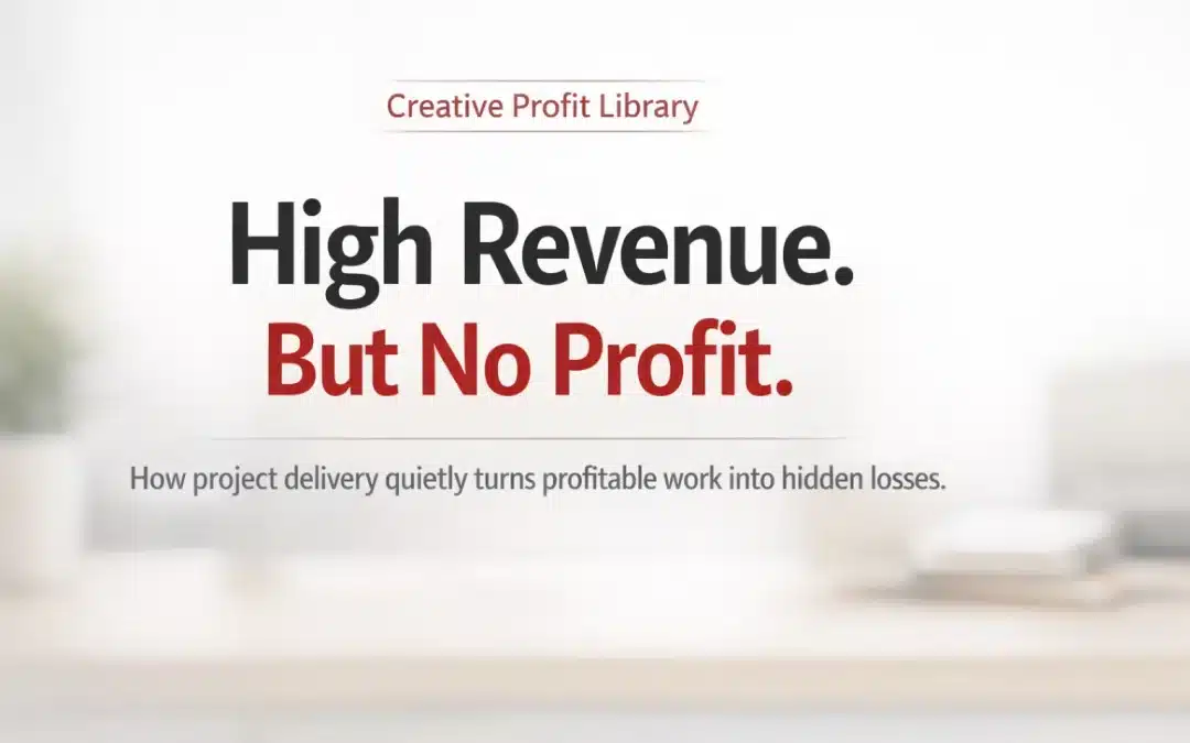 High revenue but no profit scenario illustrating how project delivery delays, revisions, and operational inefficiencies erase business margins.